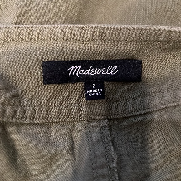 Madewell green mini skirt - size 2 - Picture 4 of 5